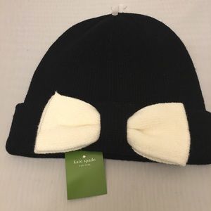 Kate Spade Bow Knit Hat